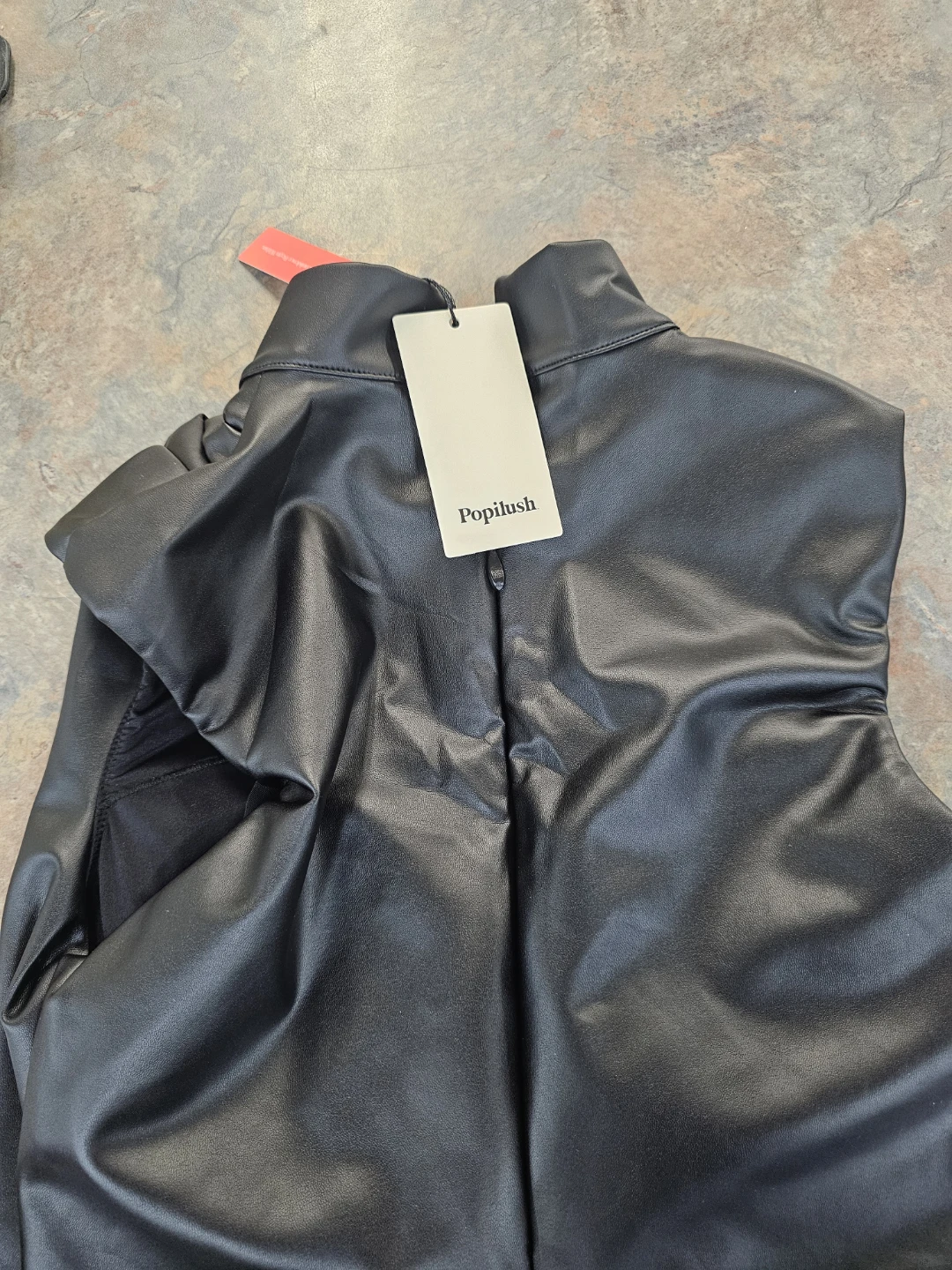 🖤 NEW WITH TAGS - Popilush Faux Leather Bodysuit 🖤