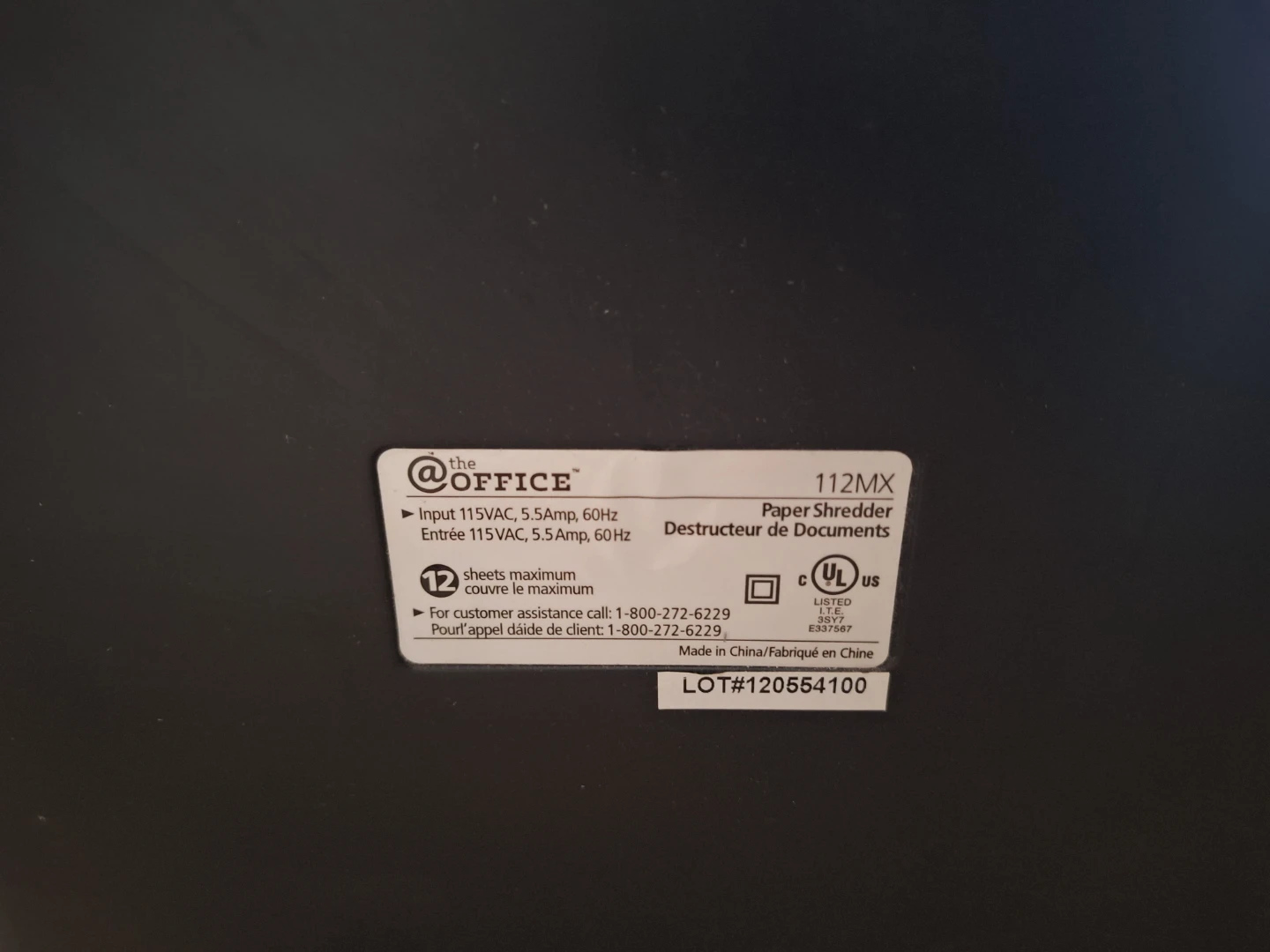 Canon laser printer and The Office 112MX Paper Shredder - photo 3