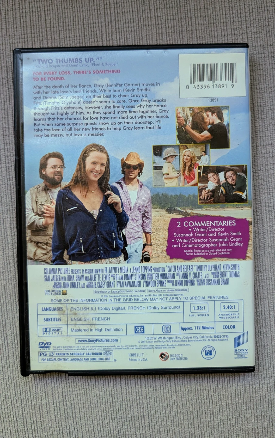 Catch & Release DVD Movie - photo 2