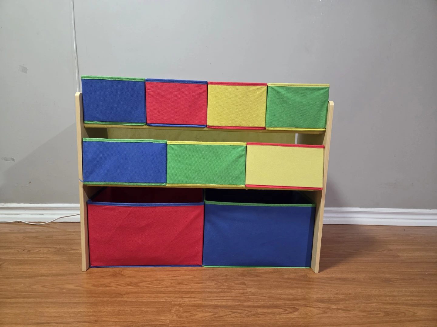 Multicolour Storage Shelf with Bins