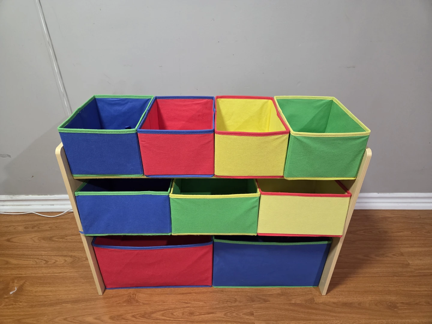 Multicolour Storage Shelf with Bins - photo 2