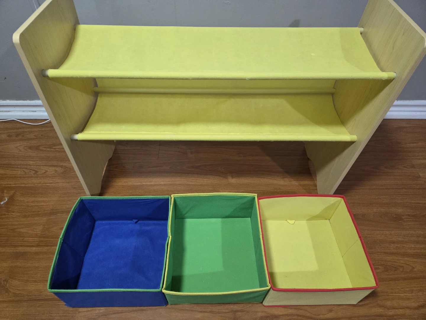 Multicolour Storage Shelf with Bins - photo 5
