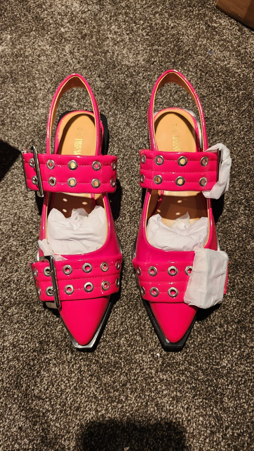 Red Buckle Flats - photo 2