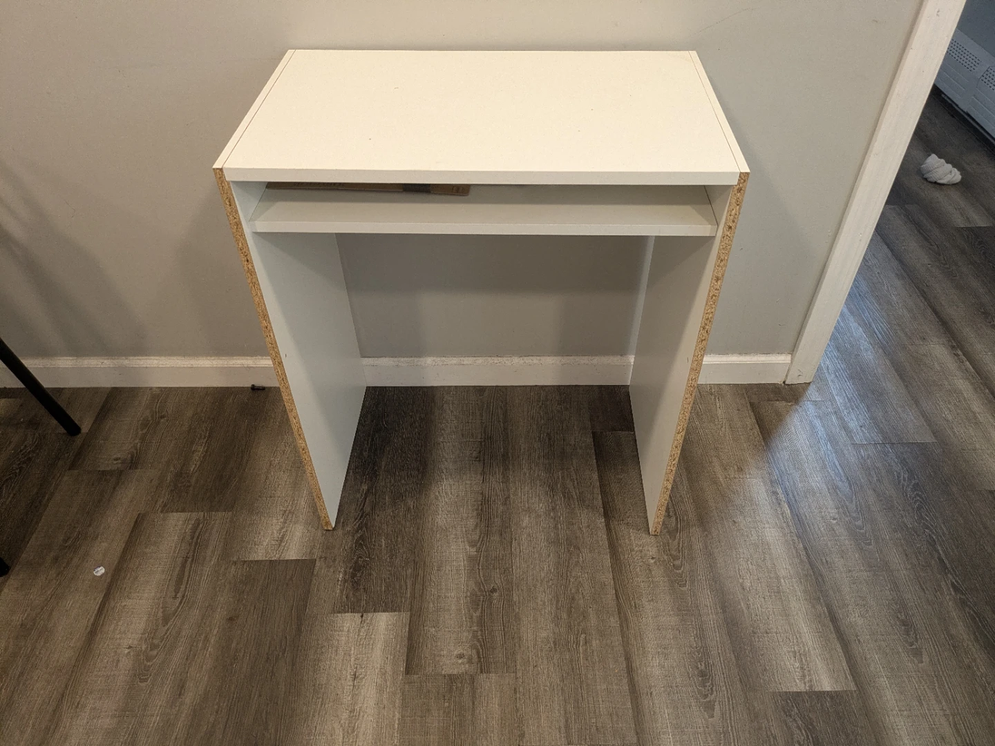 White Console Table with Shelf
