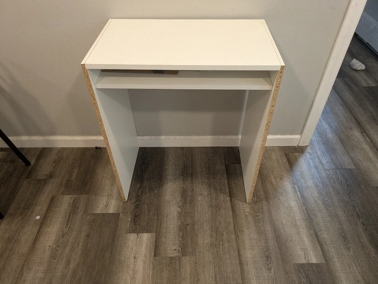 White Console Table with Shelf