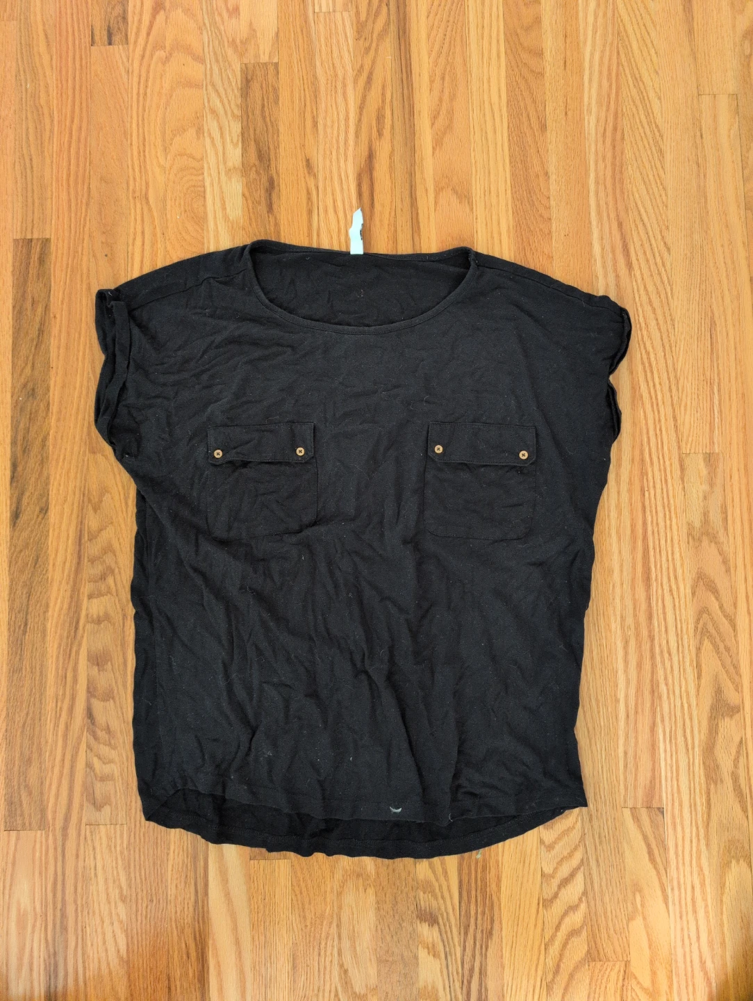 Black Short-Sleeve Pocket T-Shirt ⚽