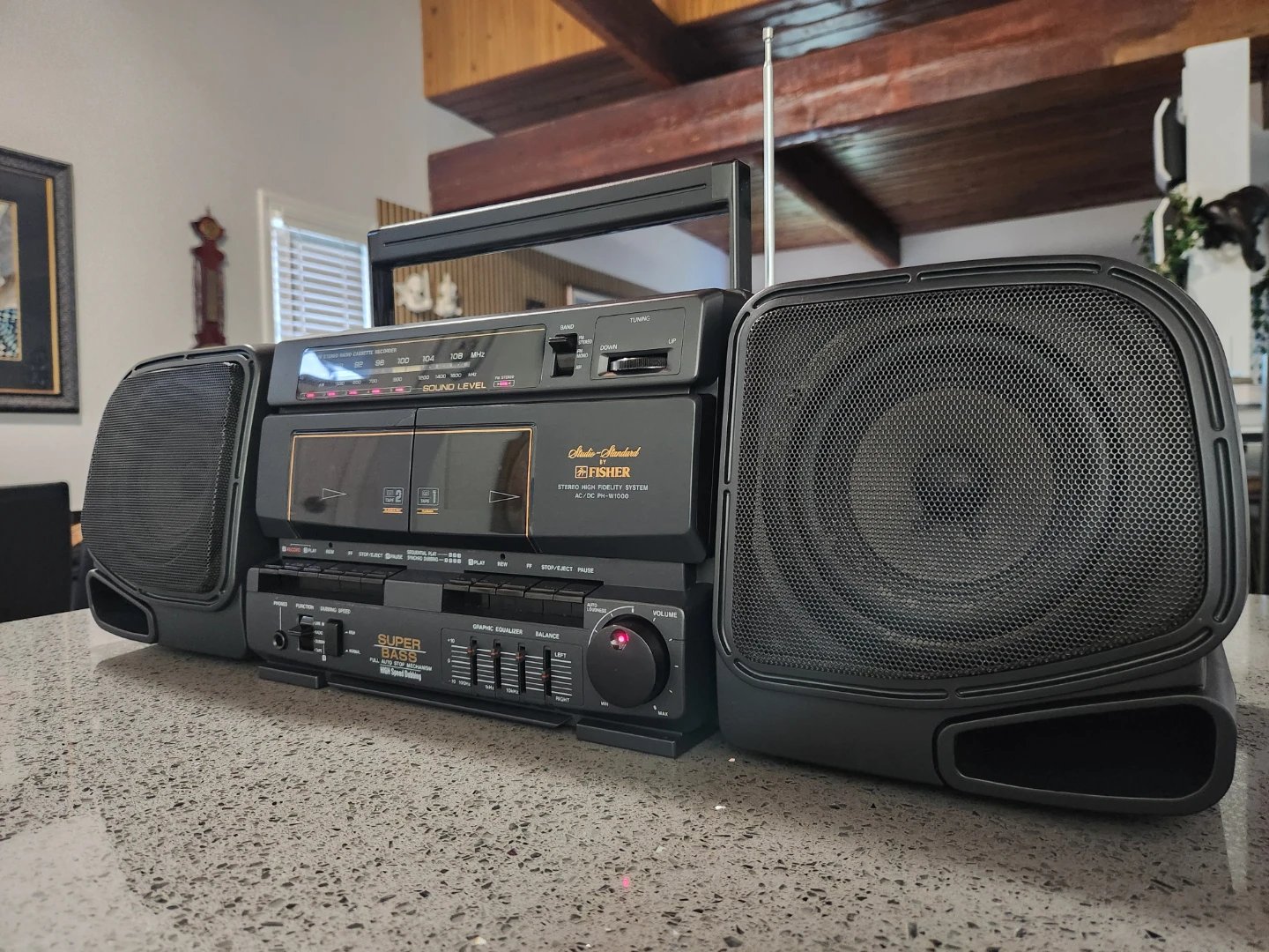 Fisher Radio Cassette Recorder Boombox - photo 2