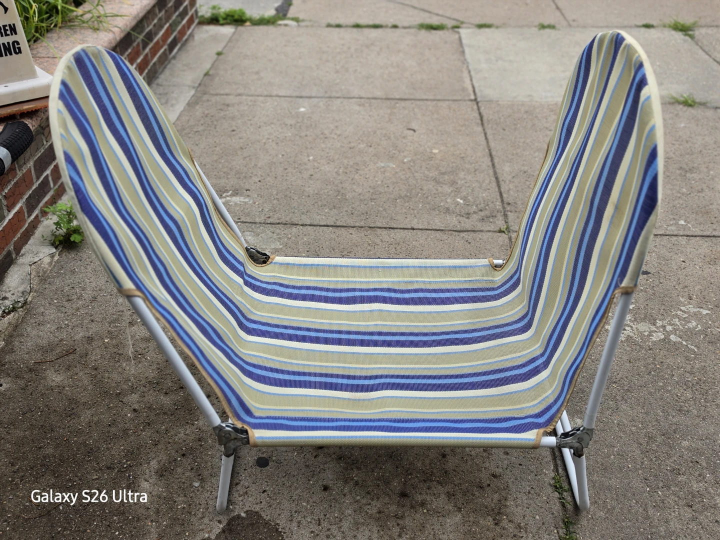 Portable Foldable Beach Lounge Chair with Adjustable Backrest - photo 3