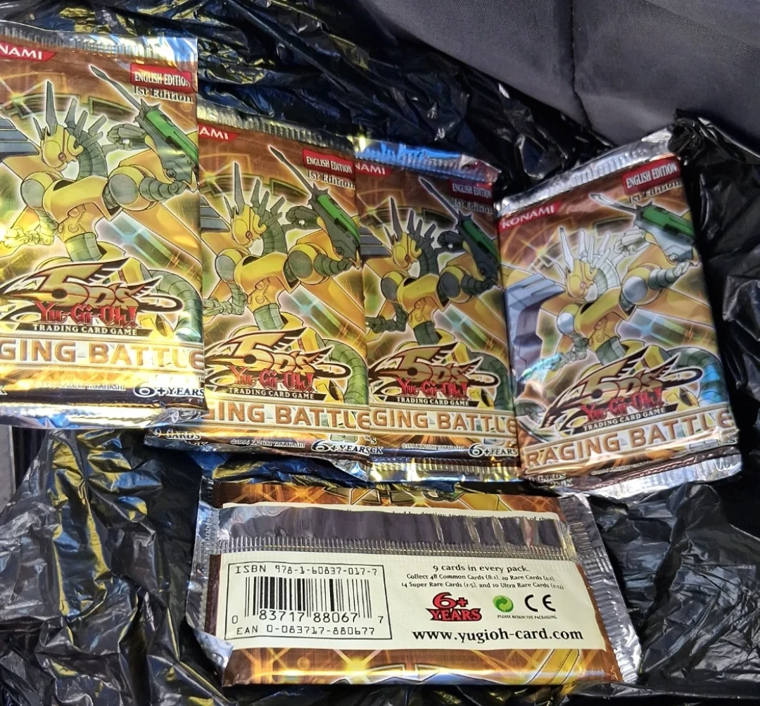 Yu-Gi-Oh! Raging Battle Trading Card Game, 5 Booster Packs - photo 4