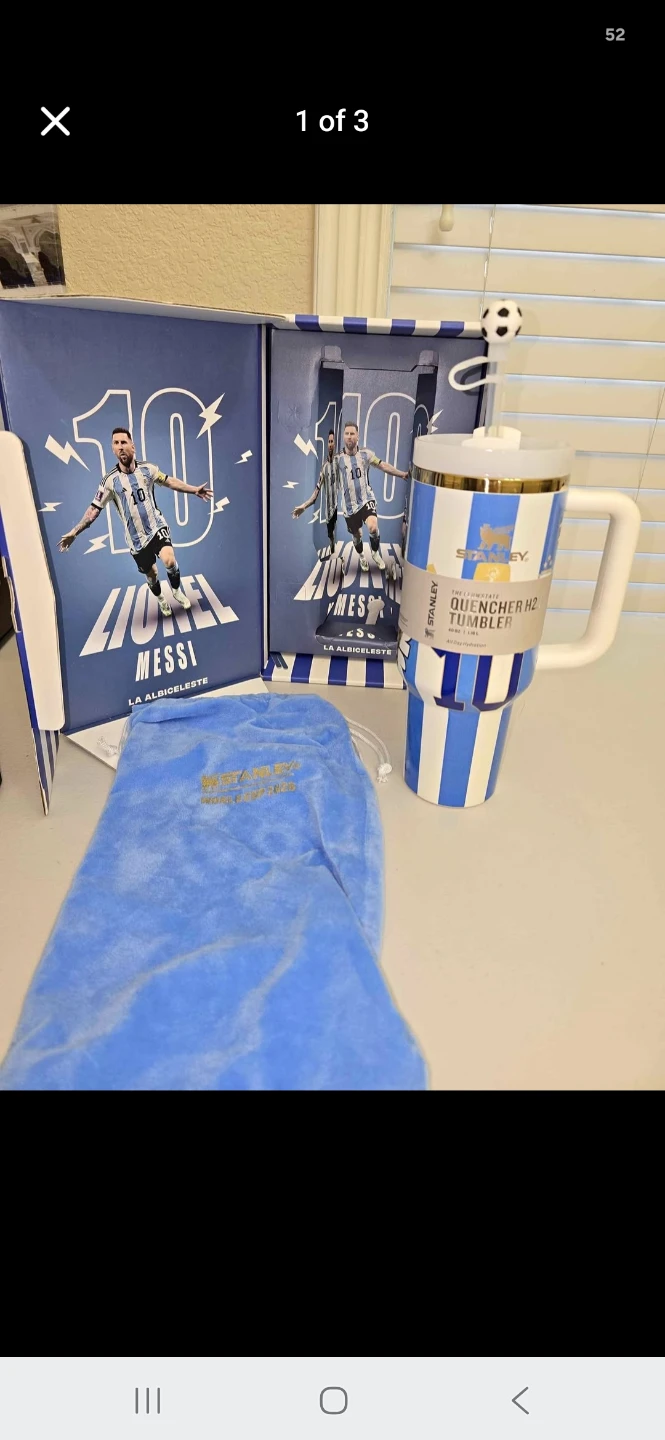 Lionel Messi The Quencher H2 Tumbler 40 iz