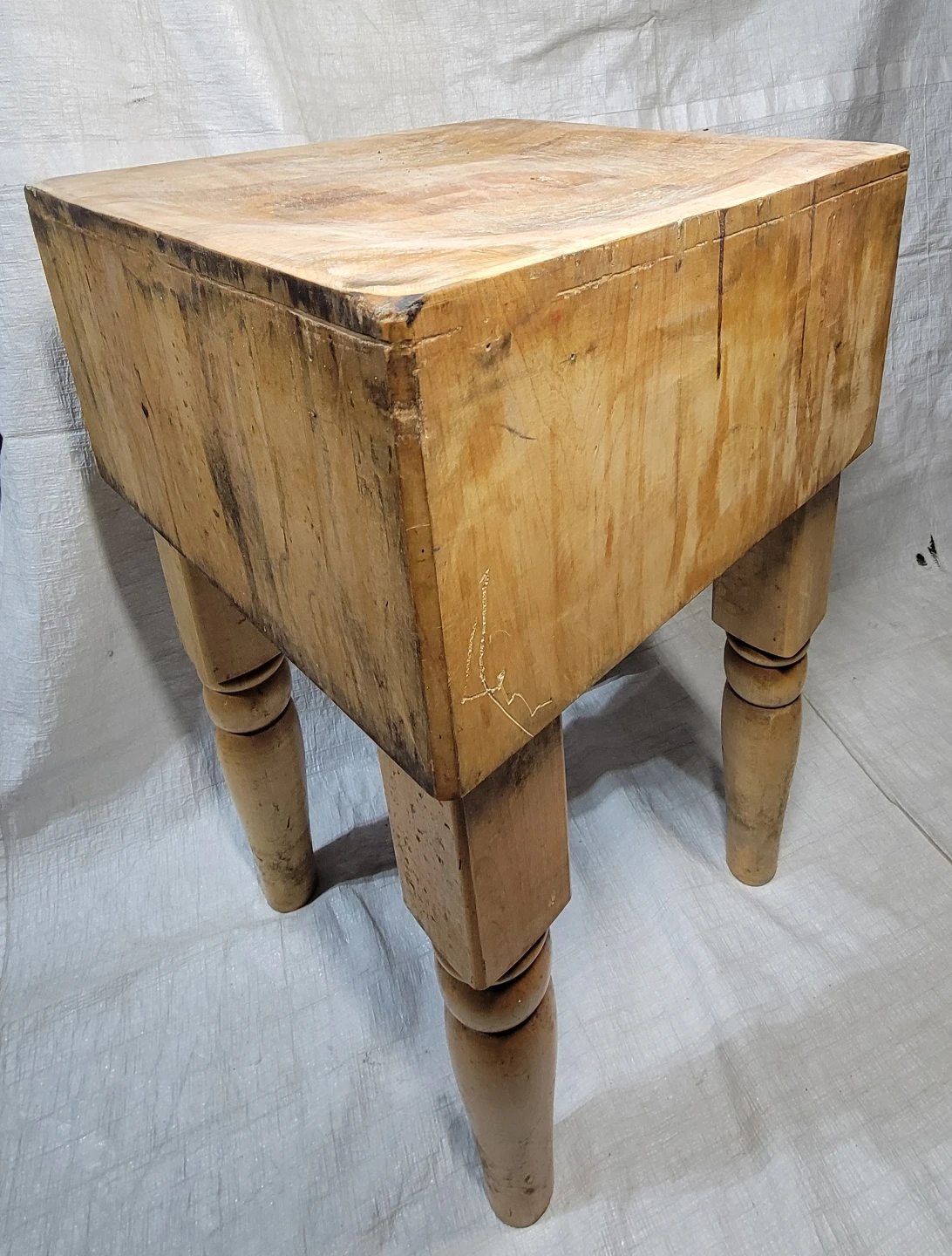 Looking to Trade This Antique Butcher Block