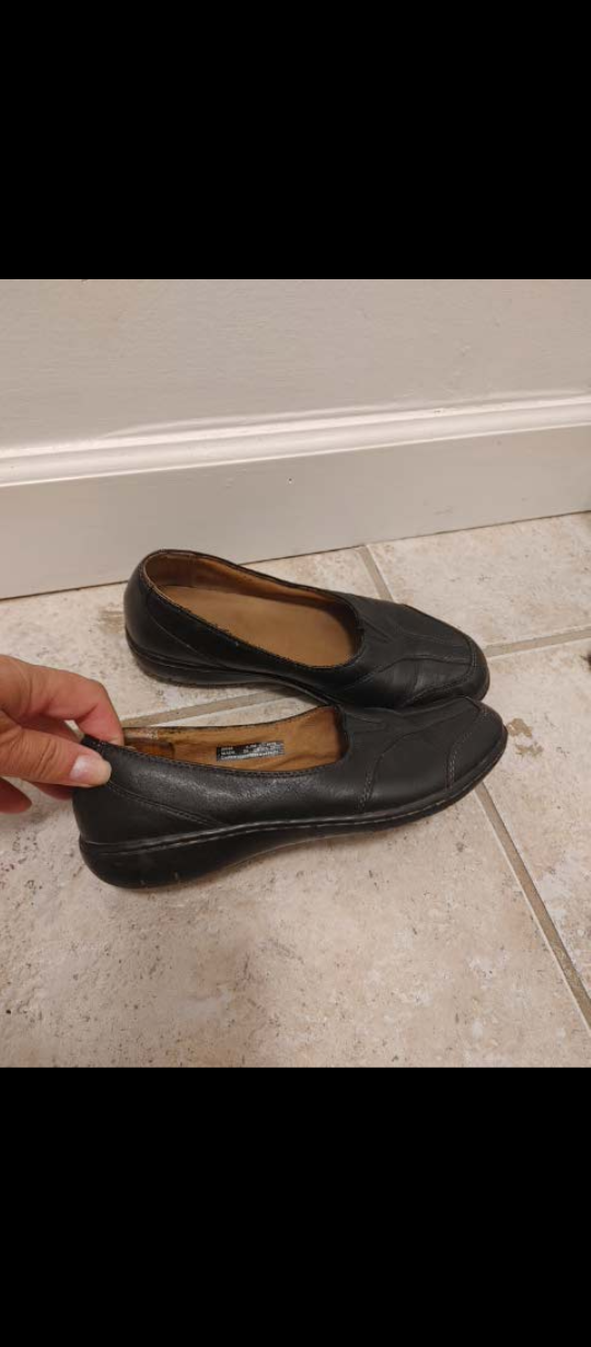 Leather Slip-On Shoes Women's Size 6.5 - photo 2