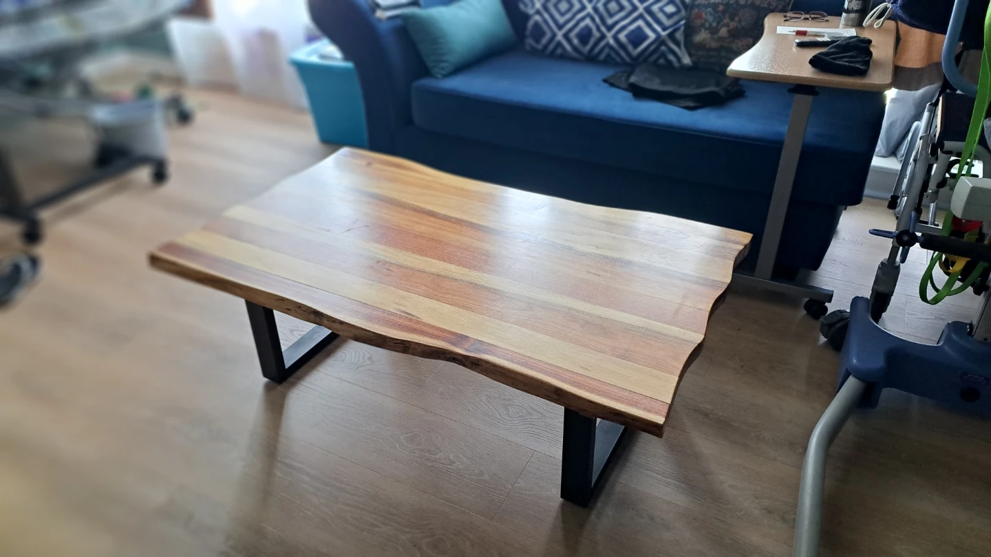 Live Edge Wood Coffee Table - photo 4
