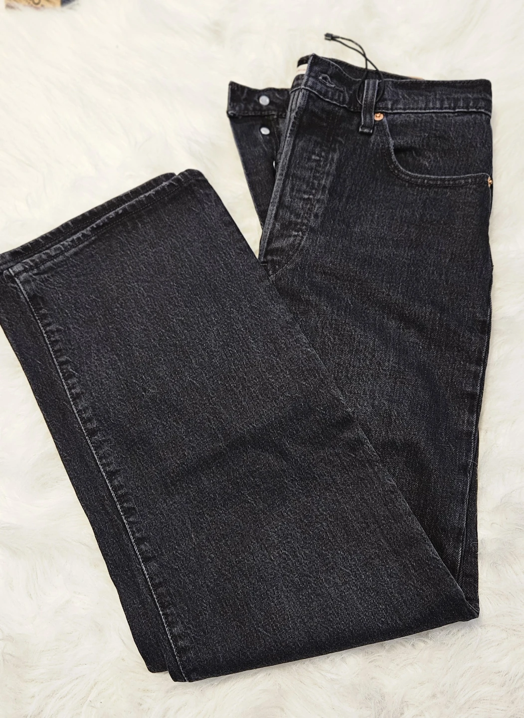 Levi's Ribcage Straight Ankle Black Denim jeans - photo 2
