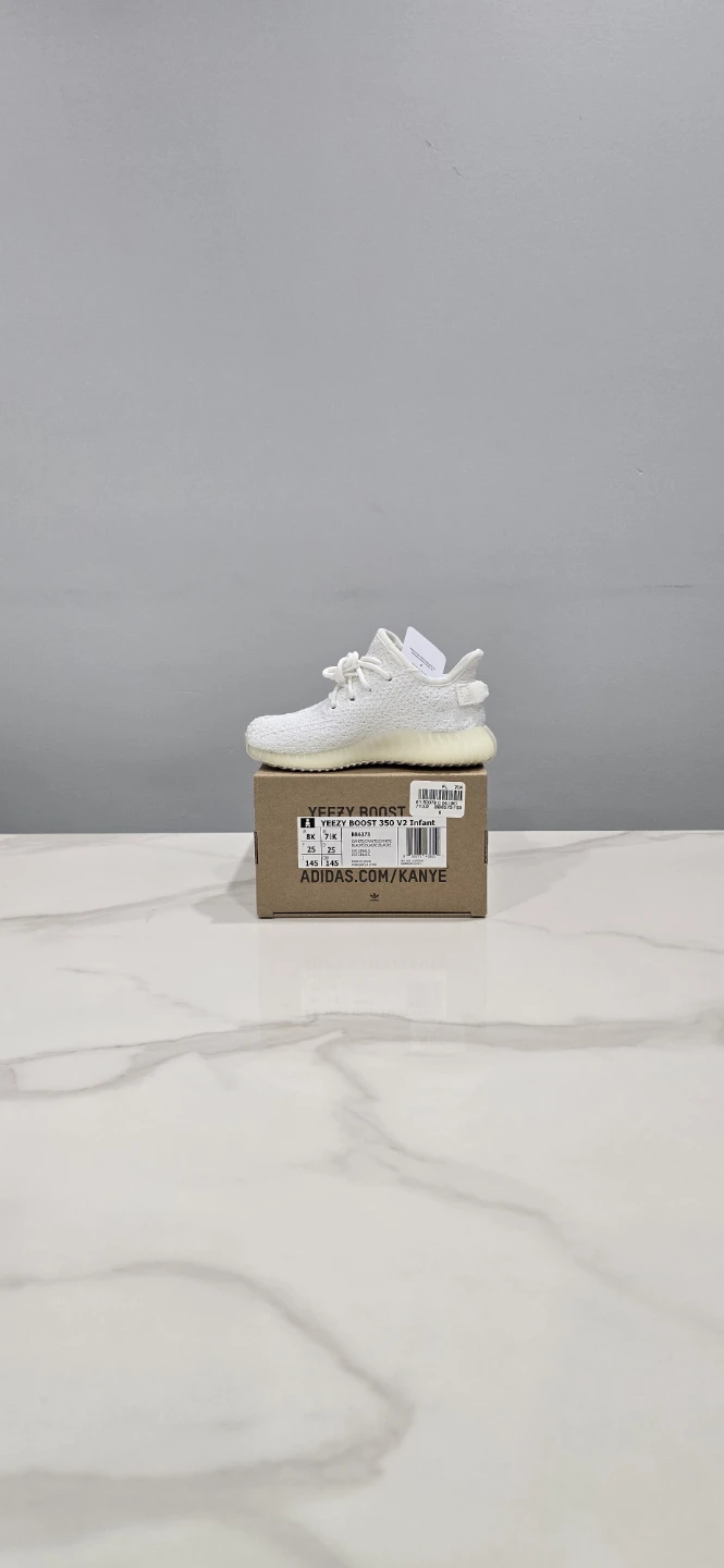 Adidas Yeezy V2 cream white infant Size 8K - photo 3
