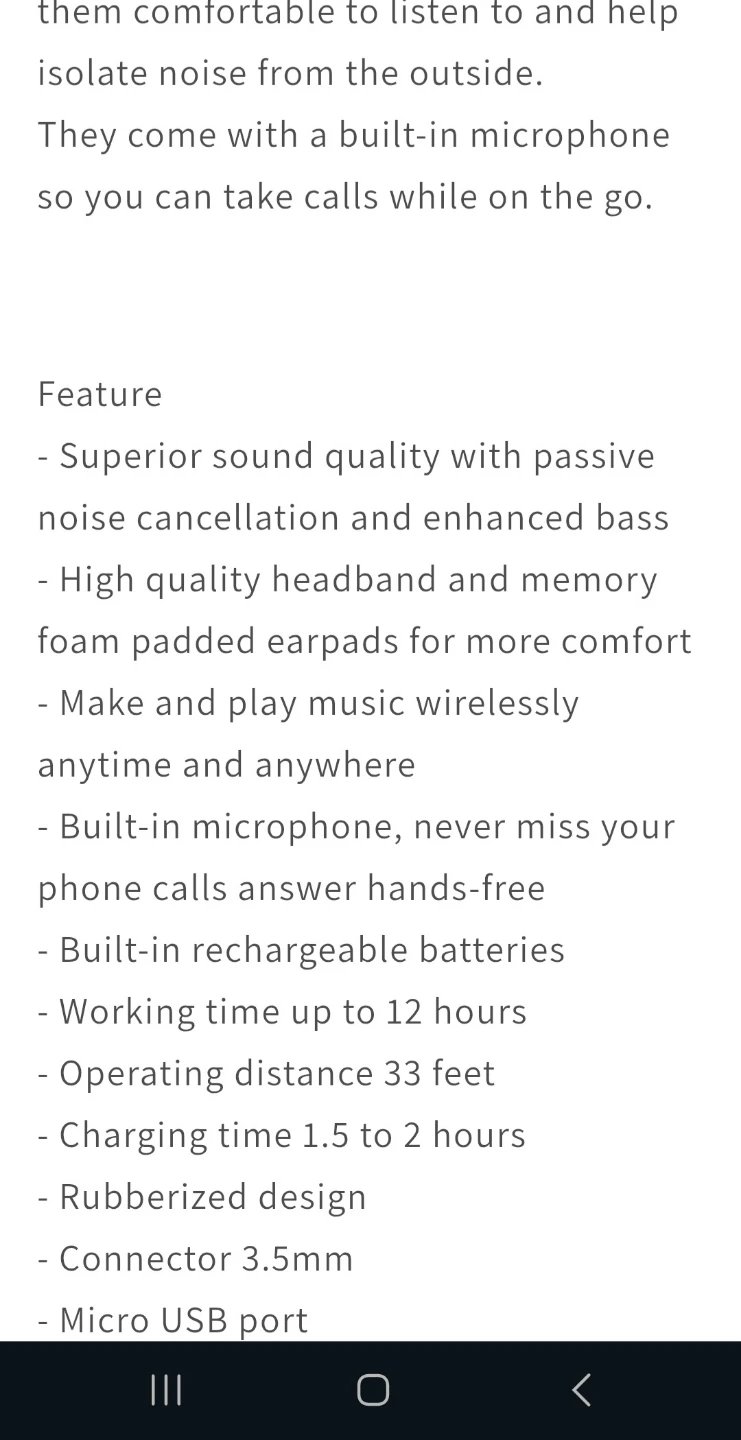 Jelleez Wireless Bluetooth Headphones - Black - photo 5