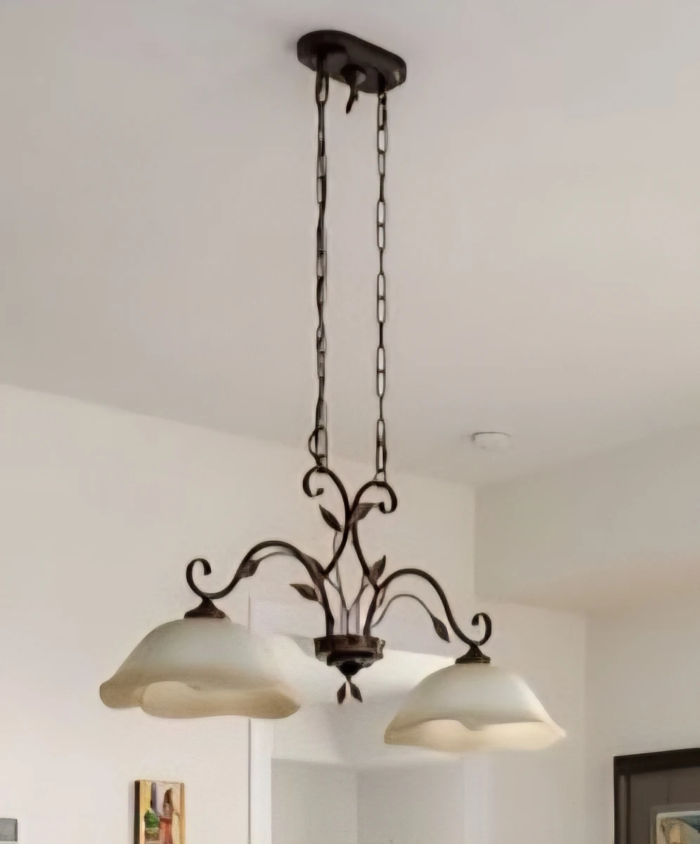 2-light decorative chandelier - photo 2