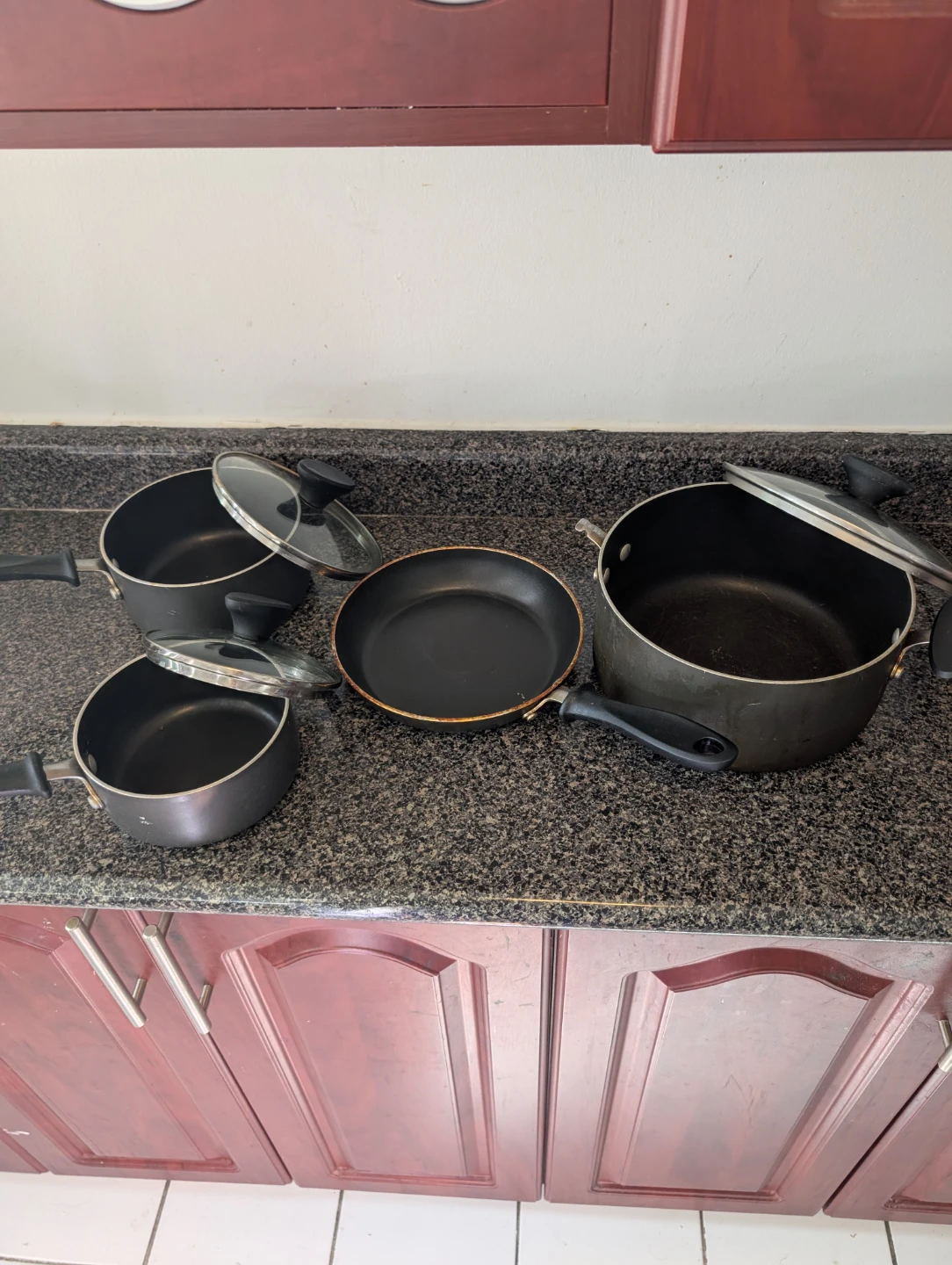 7 piece non-stick Cookware Set with Frying Pan - photo 3
