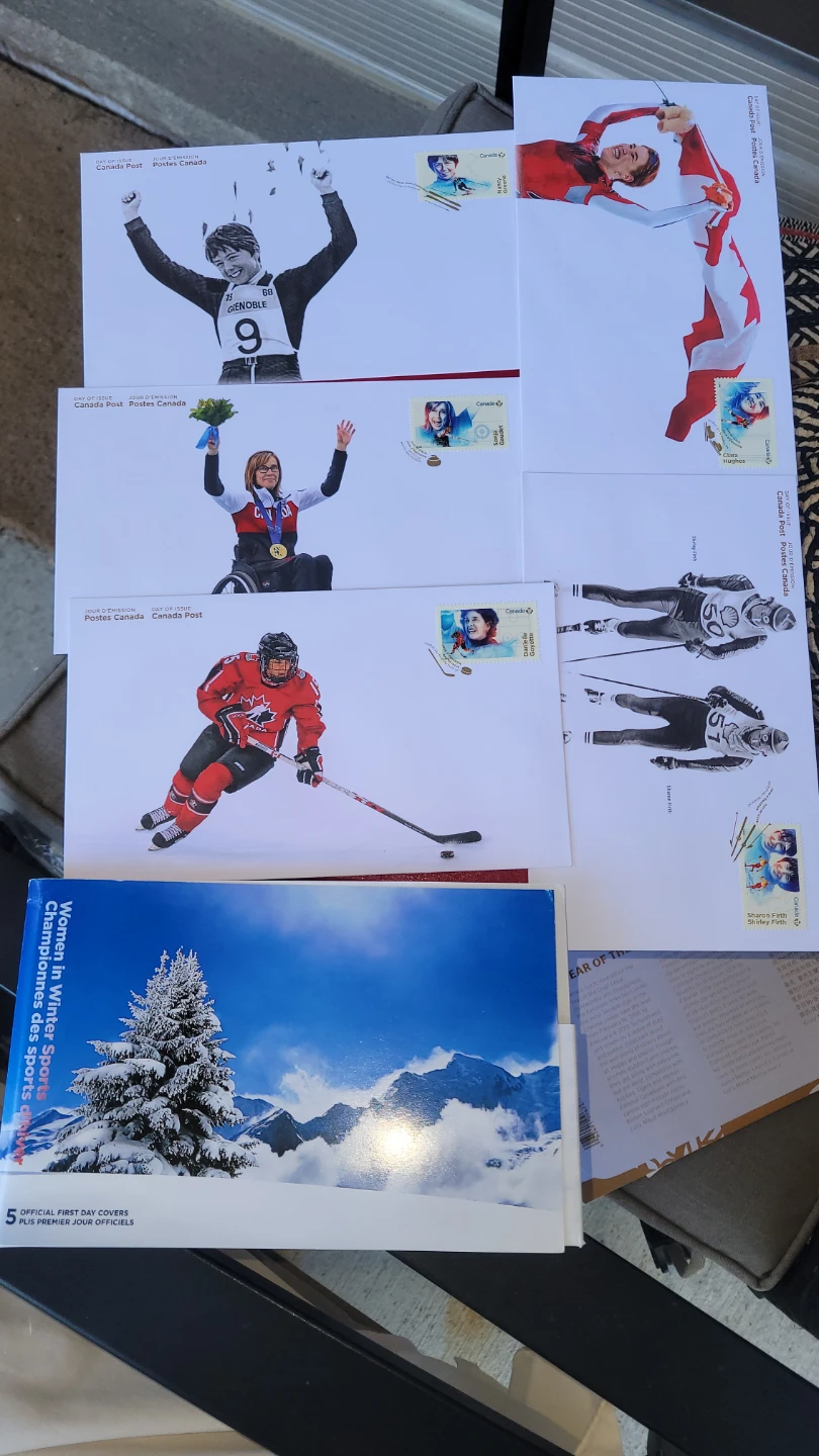Canada Post Official FDCs, Women in Sports Collection