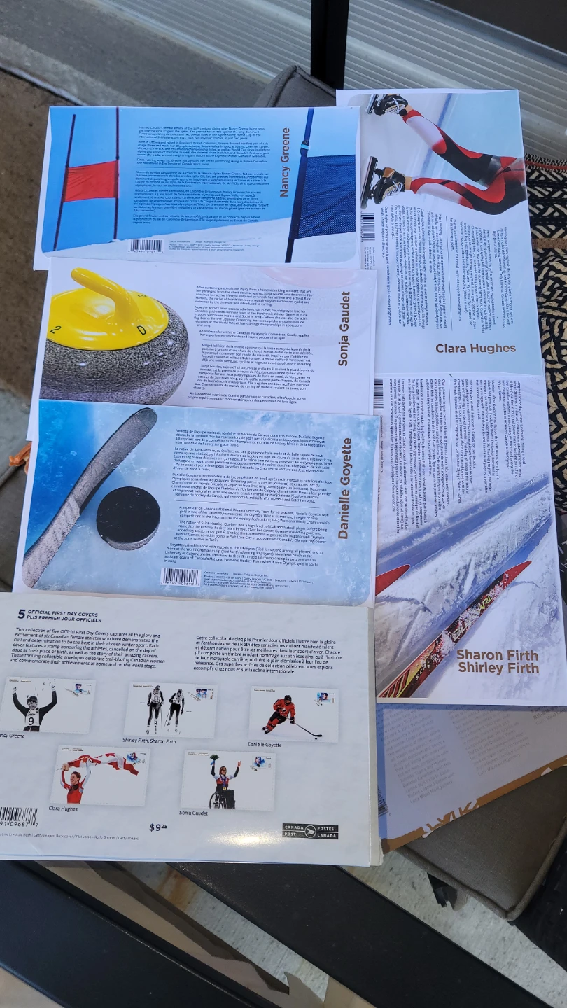 Canada Post Official FDCs, Women in Sports Collection - photo 2