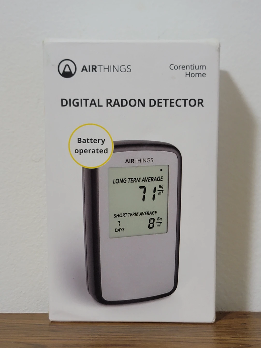 Digital radon detector