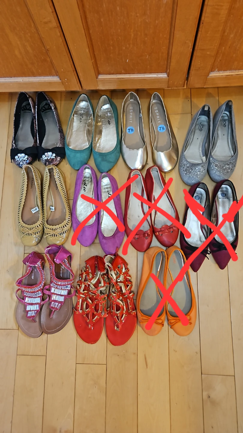Y2K Flat Shoes 7 Pair Bundle