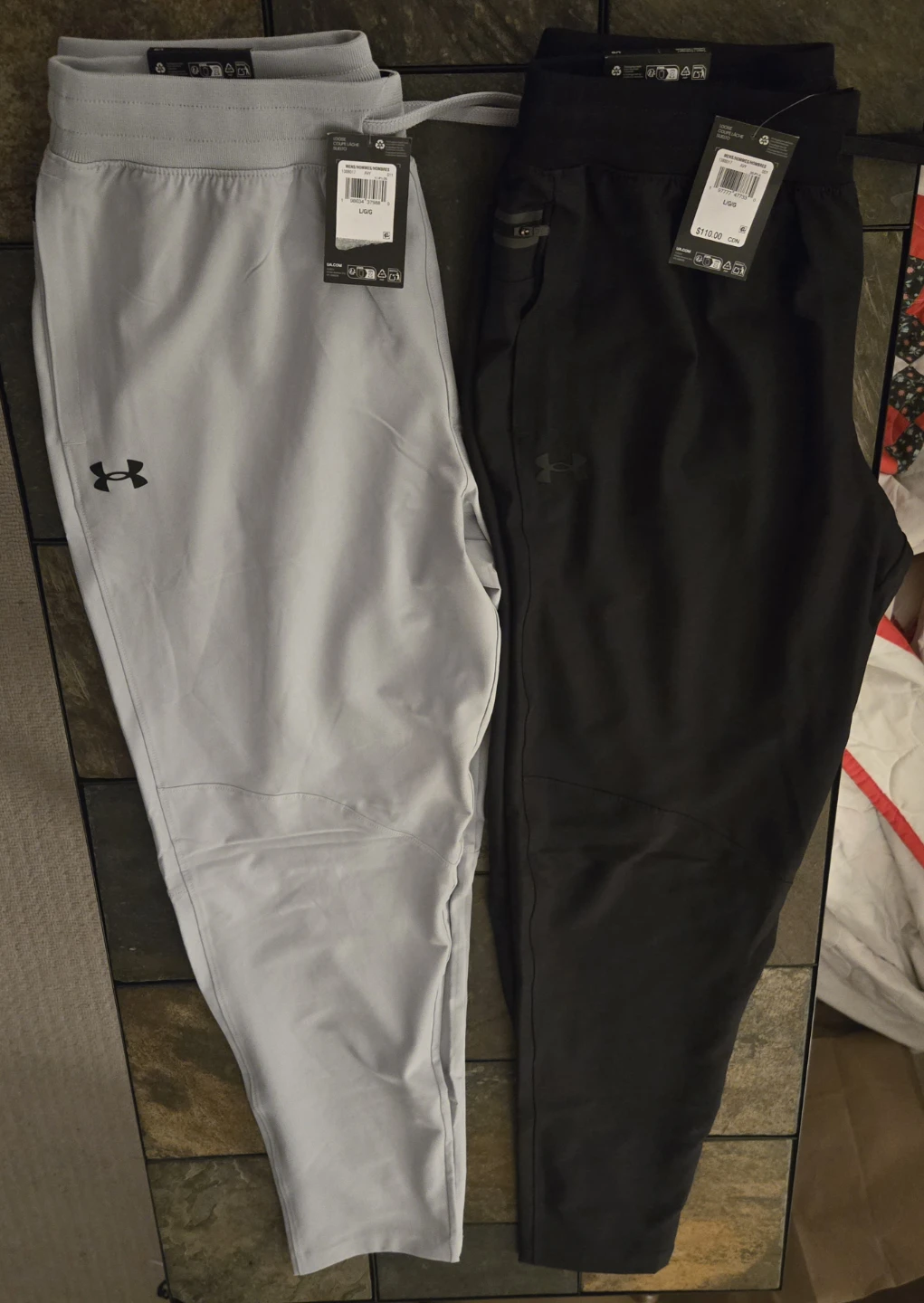 NWT UA Sportstyle Woven Men's Tapered Pants. Large.