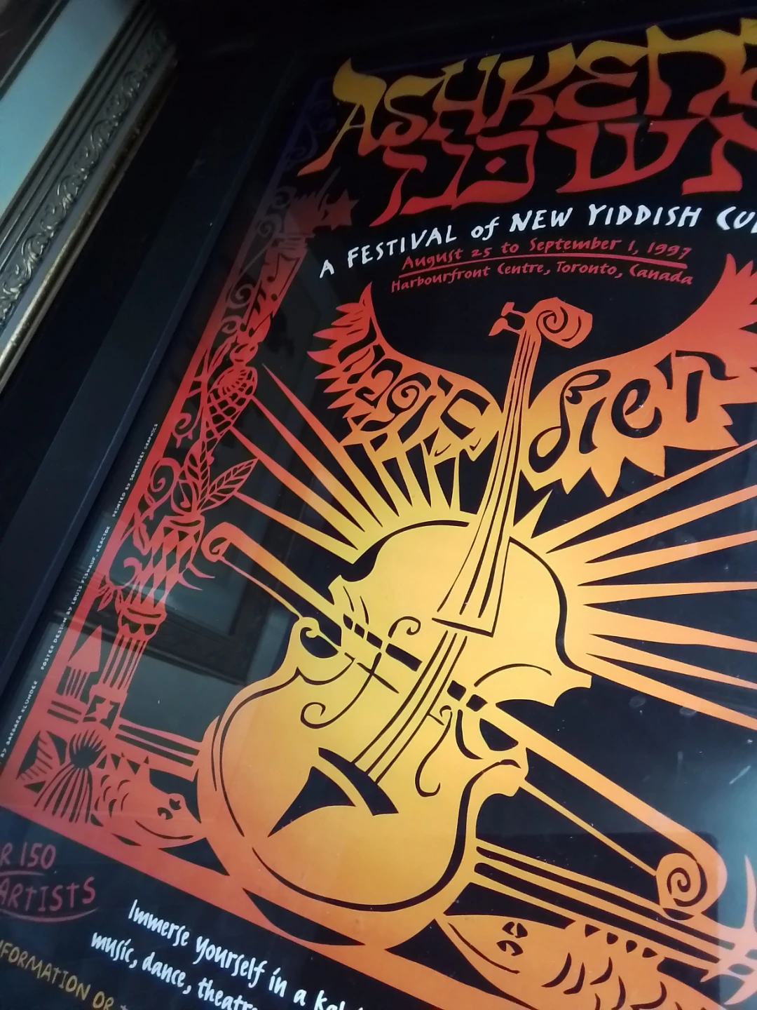 Ashkenaz Festival of New Yiddish Culture Poster - photo 5