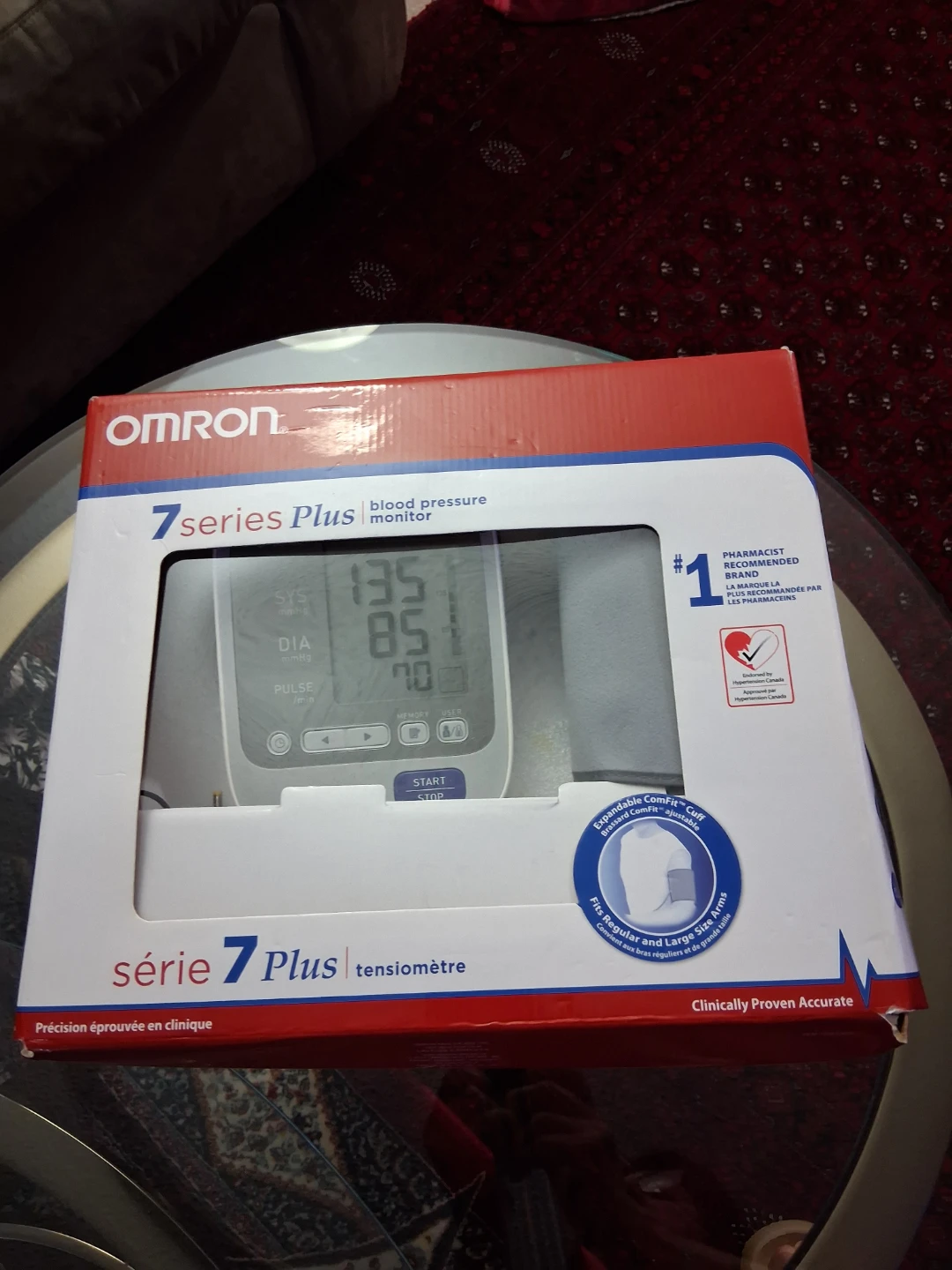 OMRON 7 series Plus Blood Pressure Monitor