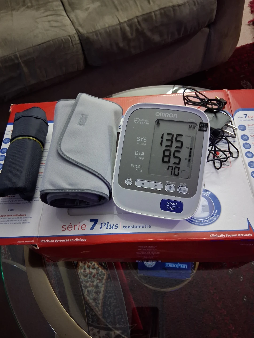 OMRON 7 series Plus Blood Pressure Monitor - photo 3