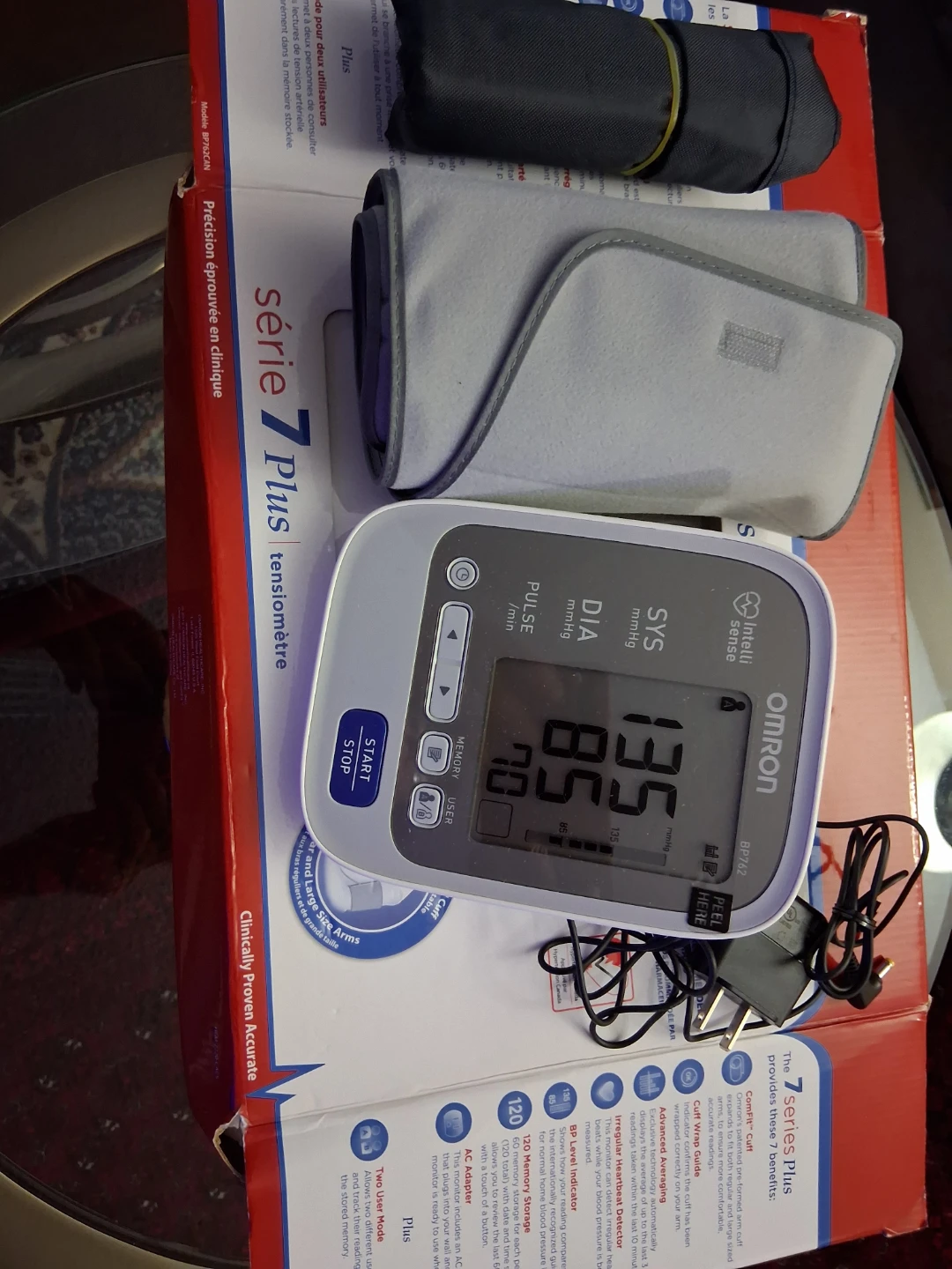 OMRON 7 series Plus Blood Pressure Monitor - photo 4