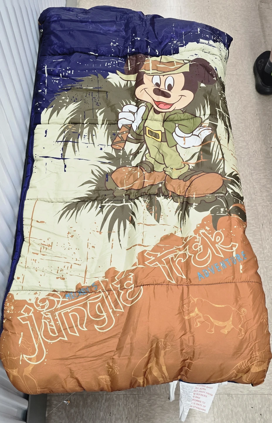 Mickey Mouse Jungle Trek Sleeping Bag