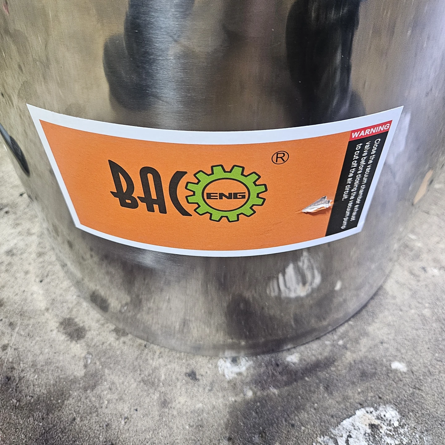 5 Gallon Glass Lid Stainless Steel Vacuum Chamber - photo 2