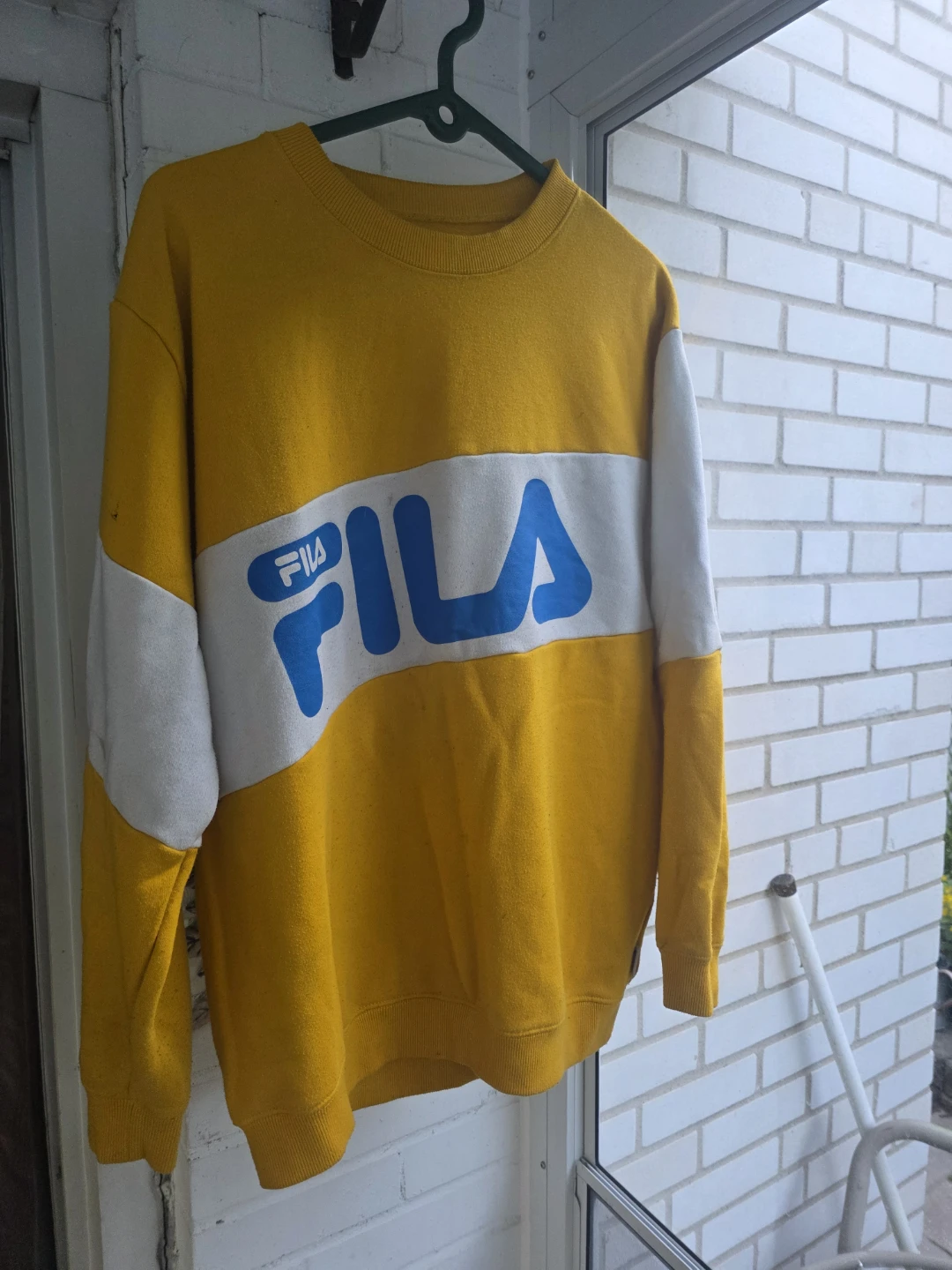 Vintage Fila Colour Block Crewneck Sweatshirt