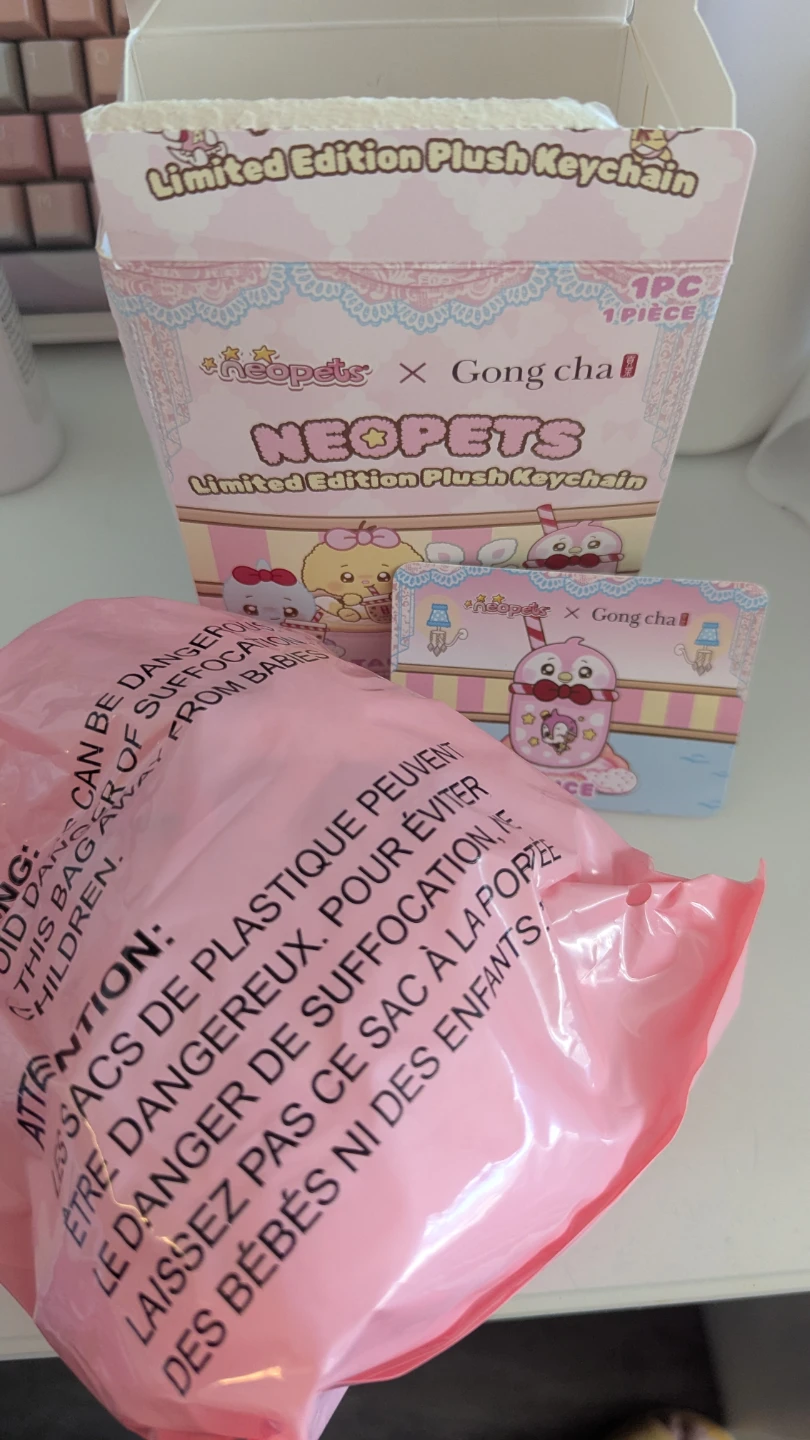 Neopets x Gong Cha Limited Edition Plush Keychain - photo 2