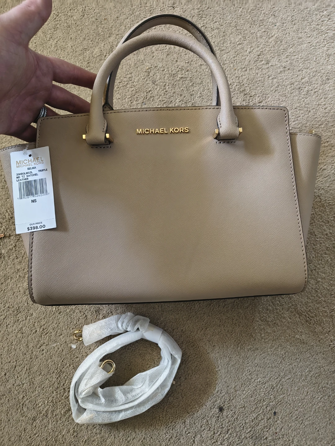 Michael Kors Handbag - Beige Leather