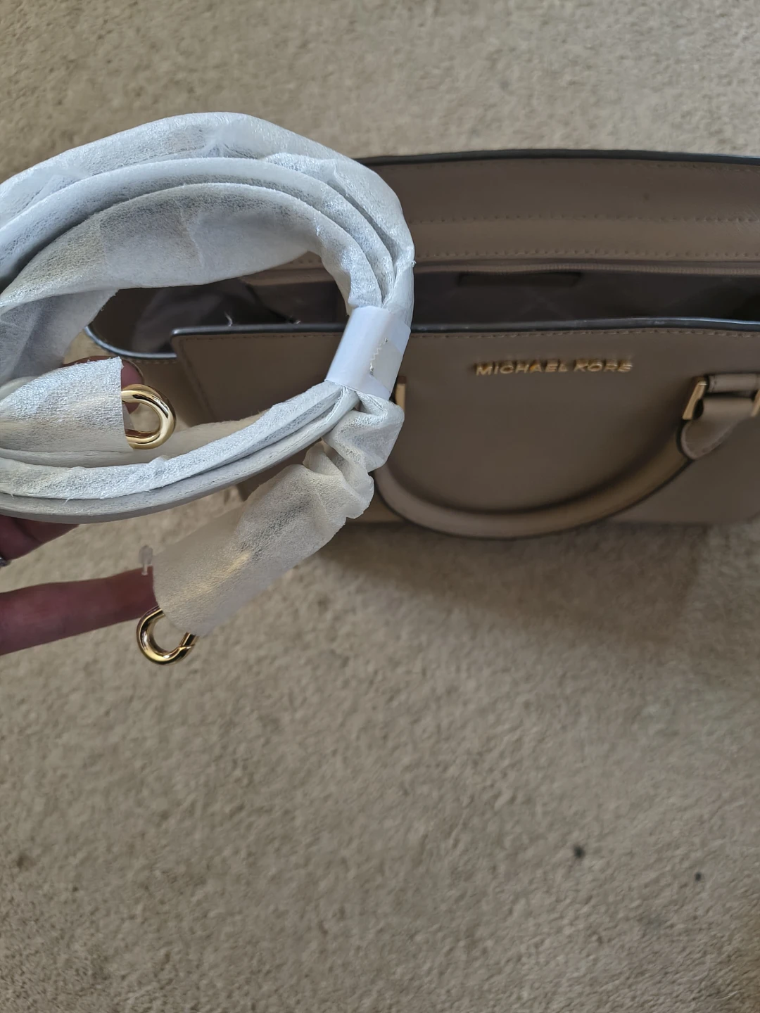 Michael Kors Handbag - Beige Leather - photo 3