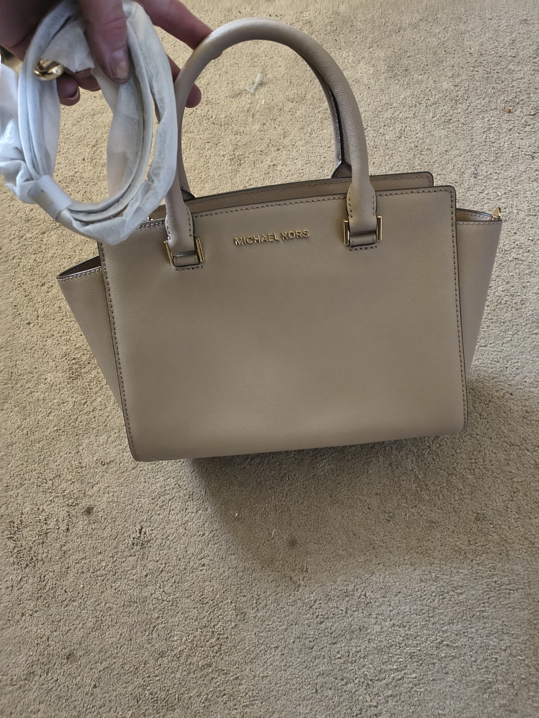 Michael Kors Handbag - Beige Leather - photo 4