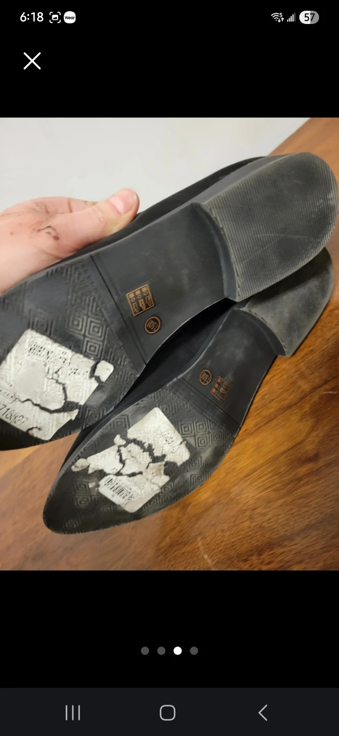 BYNDRY black loafer heels new 7.5 - photo 3