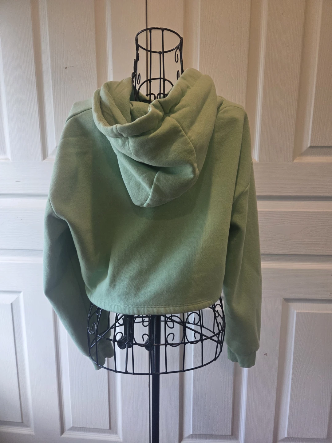 Mint Green Cropped Hoodie - photo 2