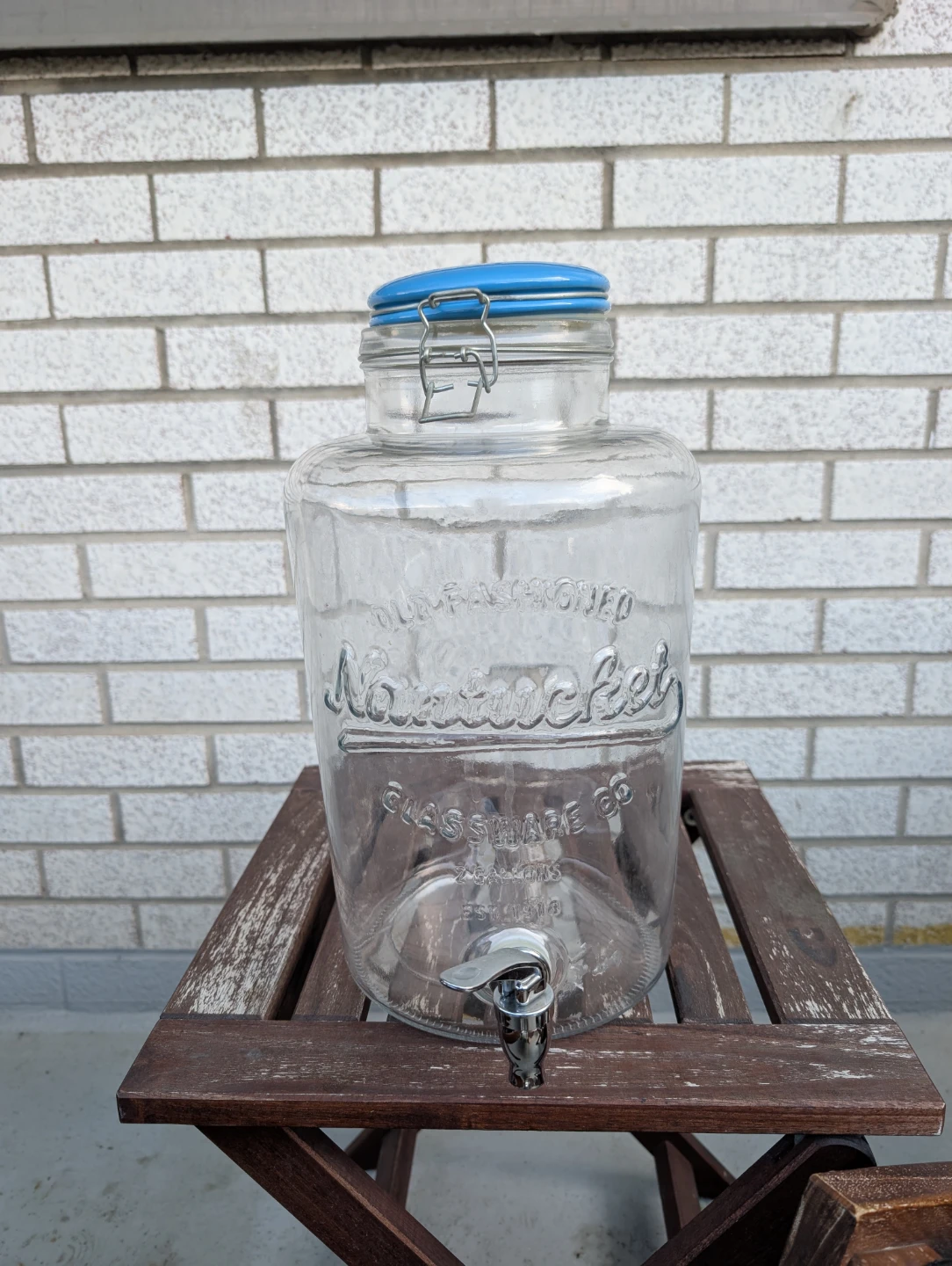 Nantucket Glassware Co. Beverage Dispenser 2 Gallons