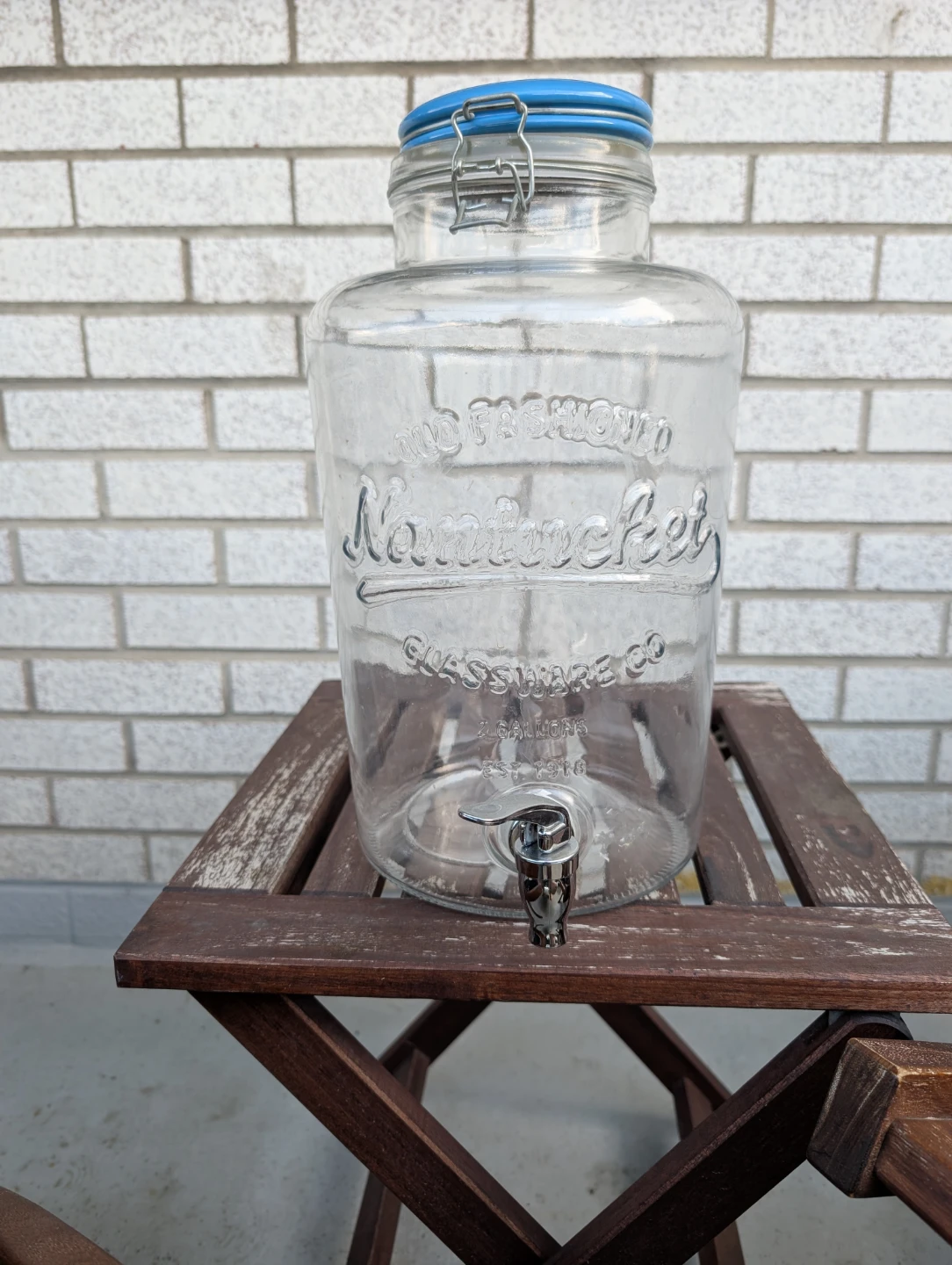 Nantucket Glassware Co. Beverage Dispenser 2 Gallons - photo 2