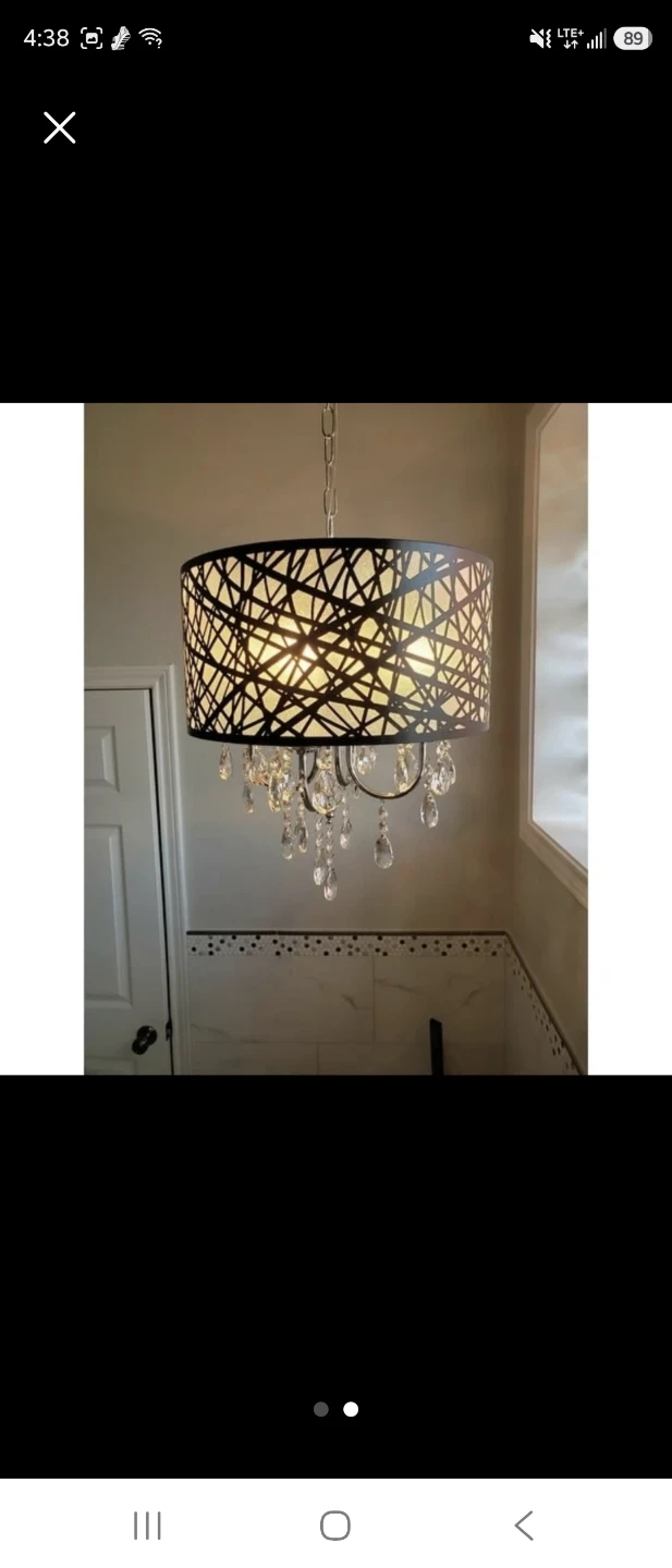 ⚽️Chandelier Drum Pendant Light Fixture - photo 2