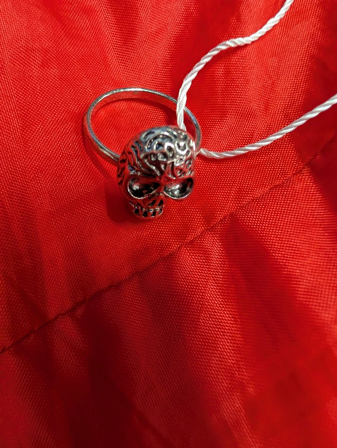 Silver Skull Ring