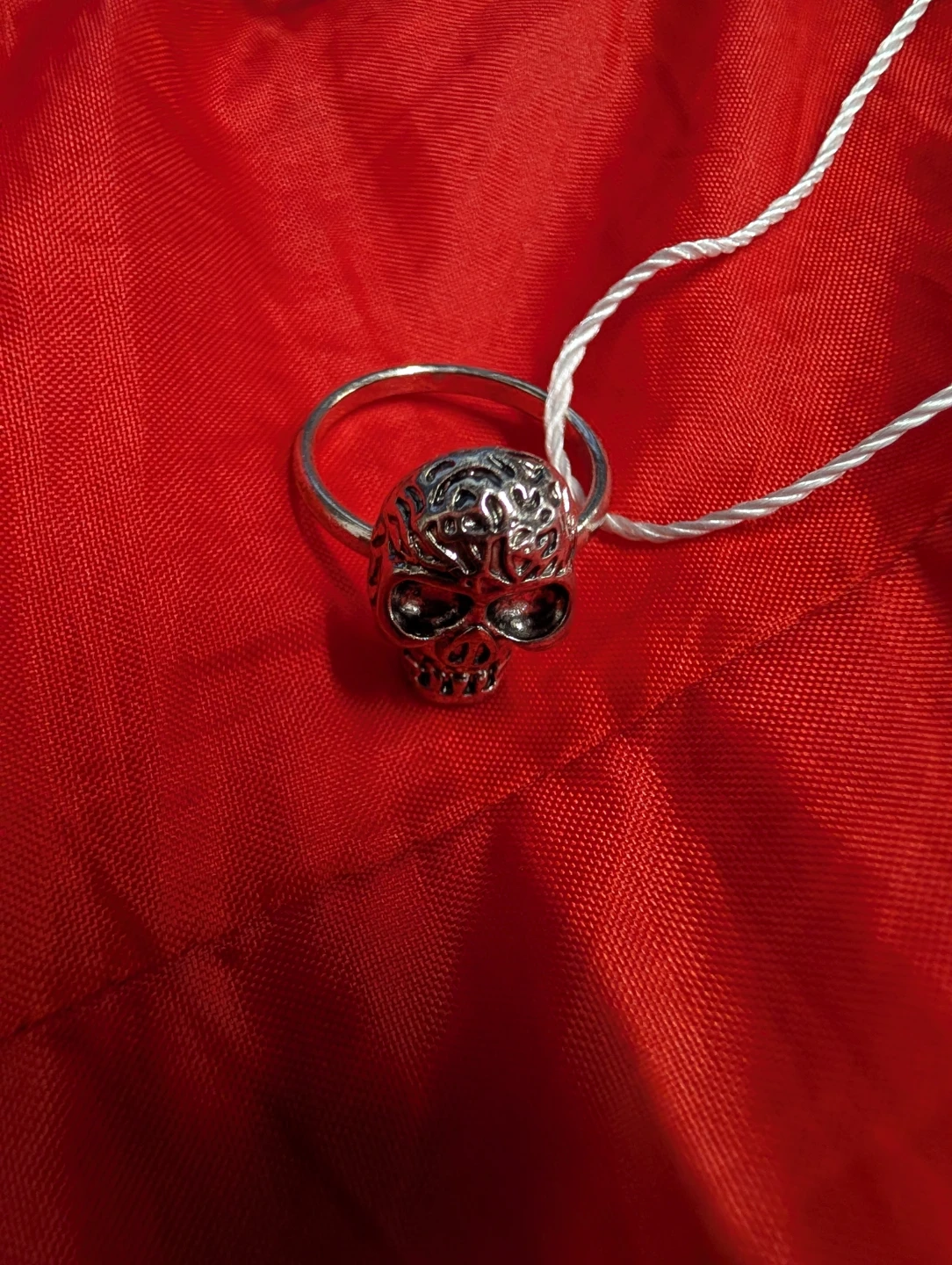 Silver Skull Ring - photo 3