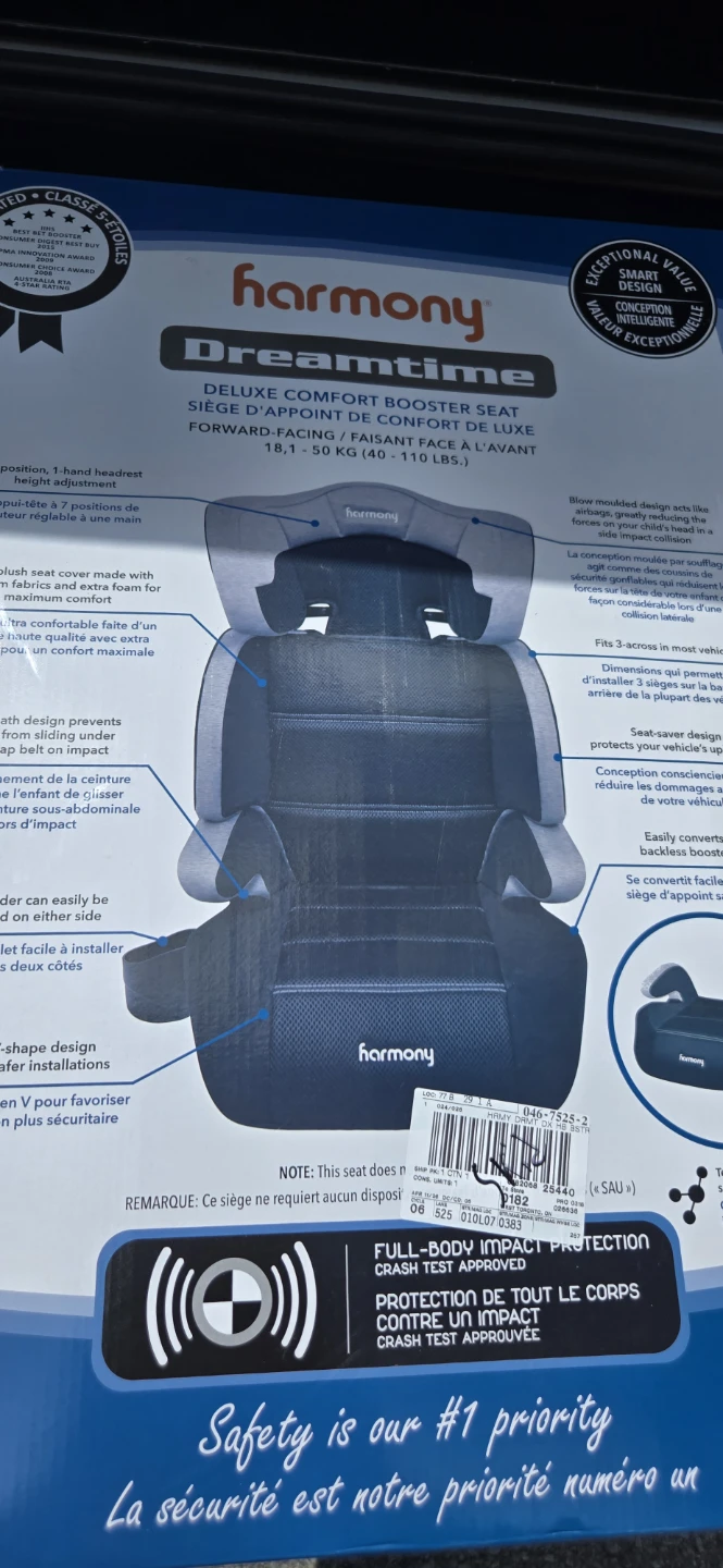Harmony Dreamtime Deluxe Comfort Booster Car Seat - photo 2