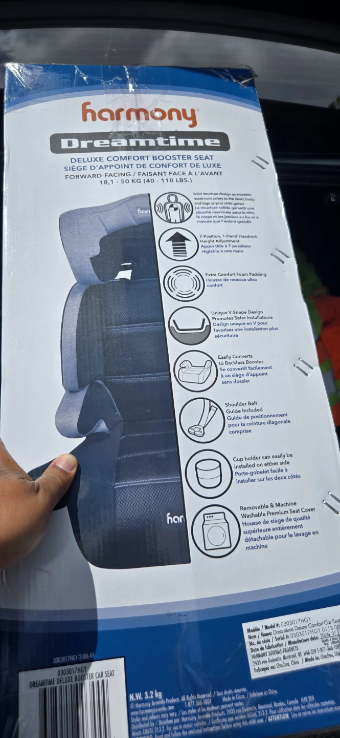 Harmony Dreamtime Deluxe Comfort Booster Car Seat - photo 3