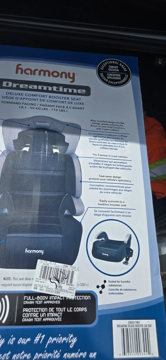 Harmony Dreamtime Deluxe Comfort Booster Car Seat - photo 4