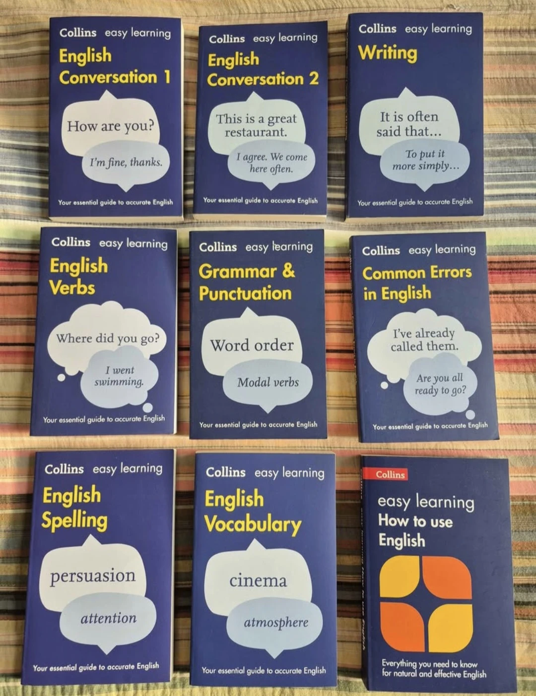 Collins Easy Learning English Books Set