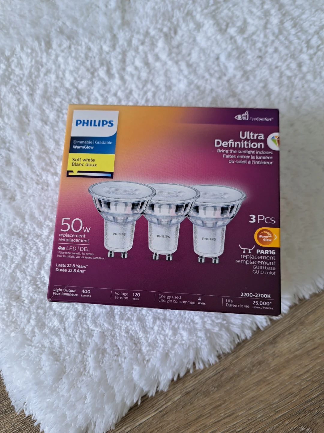 Philips Ultra Definition Dimmable Spotlights (3-Pack) - photo 3